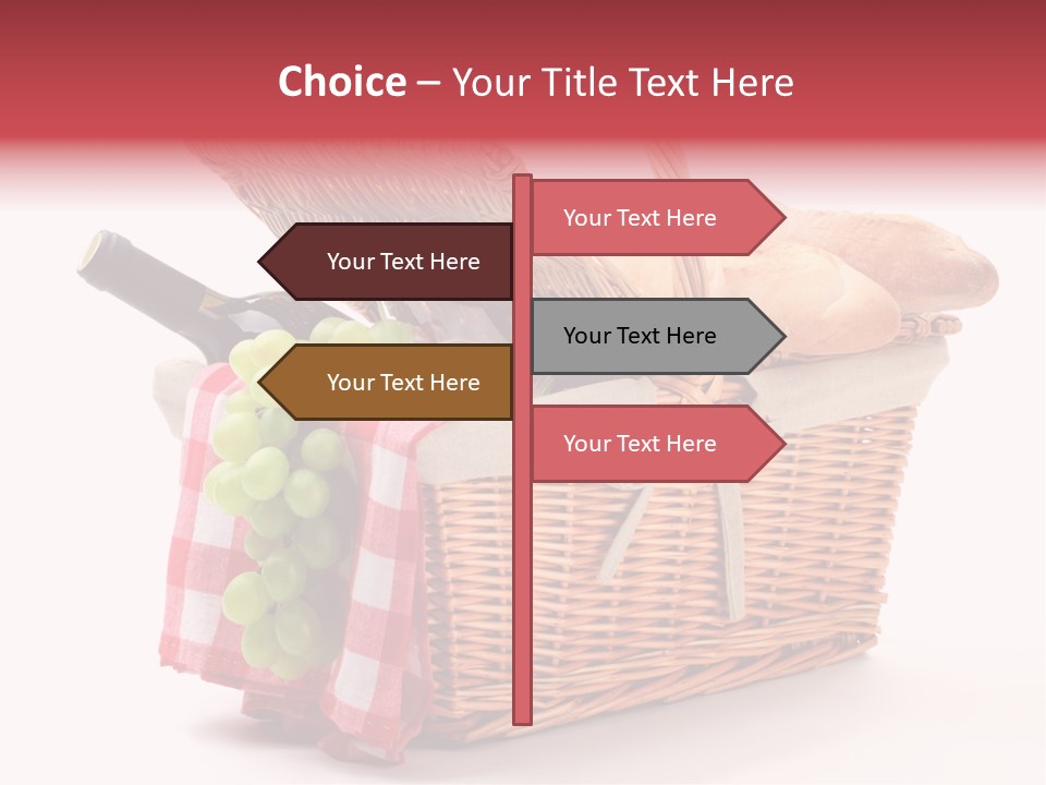 Wine Vacation Food PowerPoint Template