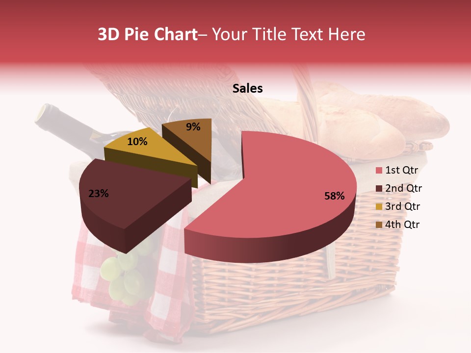 Wine Vacation Food PowerPoint Template