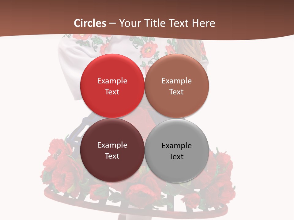 Happiness White Little PowerPoint Template