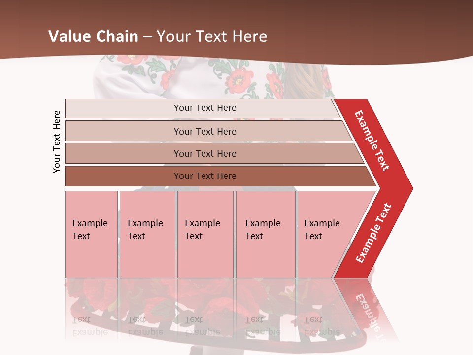 Happiness White Little PowerPoint Template