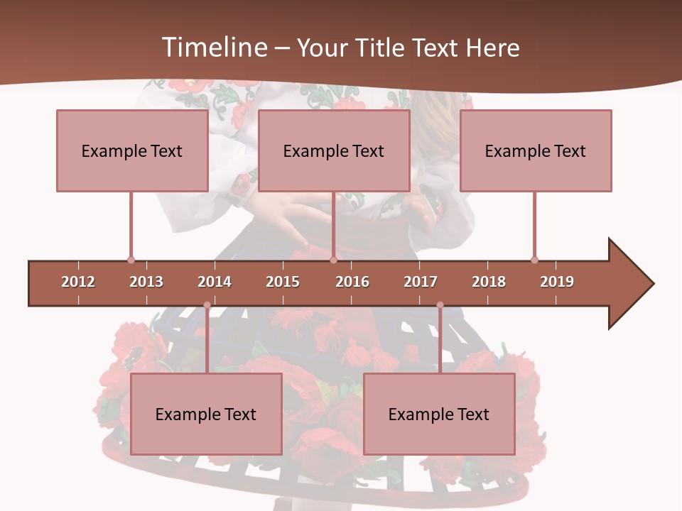 Happiness White Little PowerPoint Template