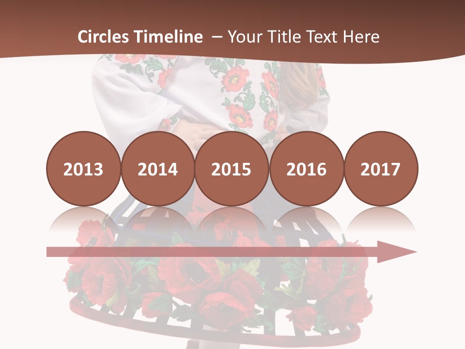 Happiness White Little PowerPoint Template