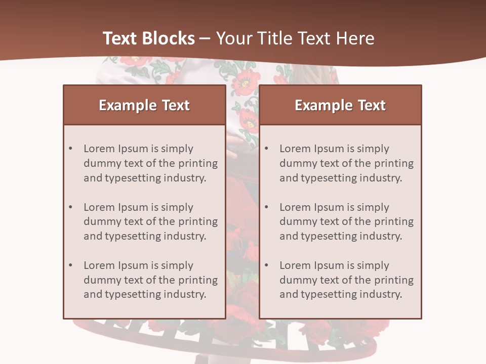 Happiness White Little PowerPoint Template