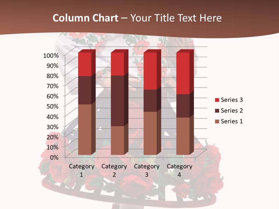 Happiness White Little PowerPoint Template