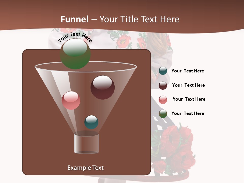 Happiness White Little PowerPoint Template