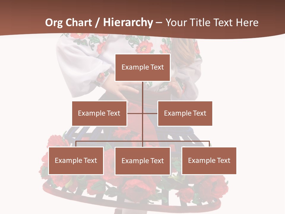 Happiness White Little PowerPoint Template