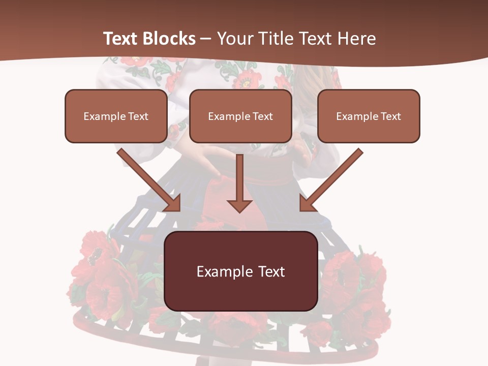 Happiness White Little PowerPoint Template