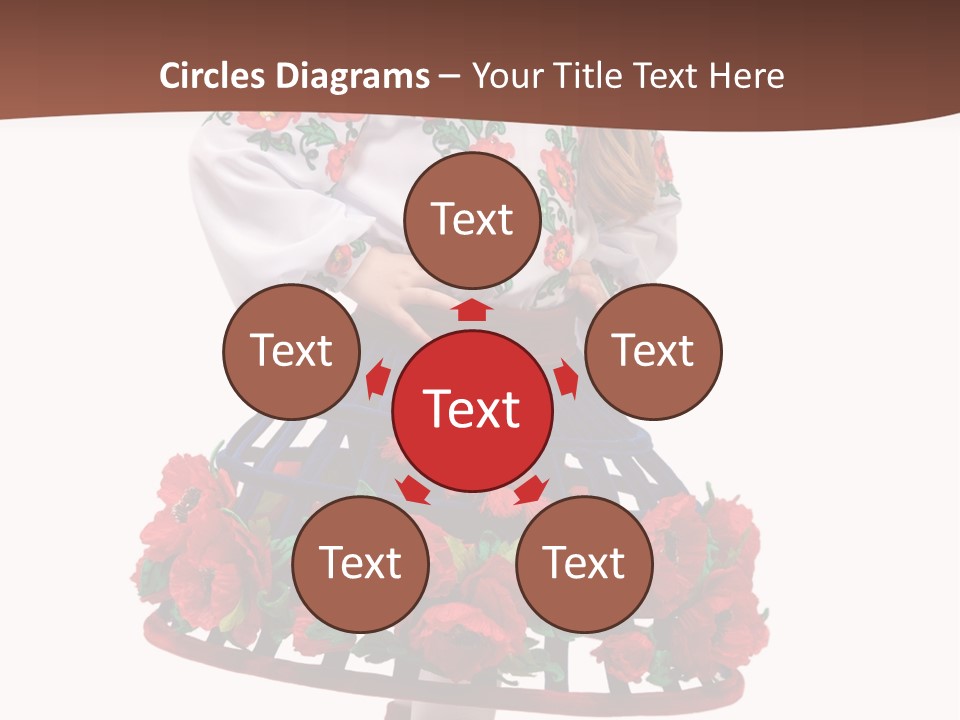 Happiness White Little PowerPoint Template