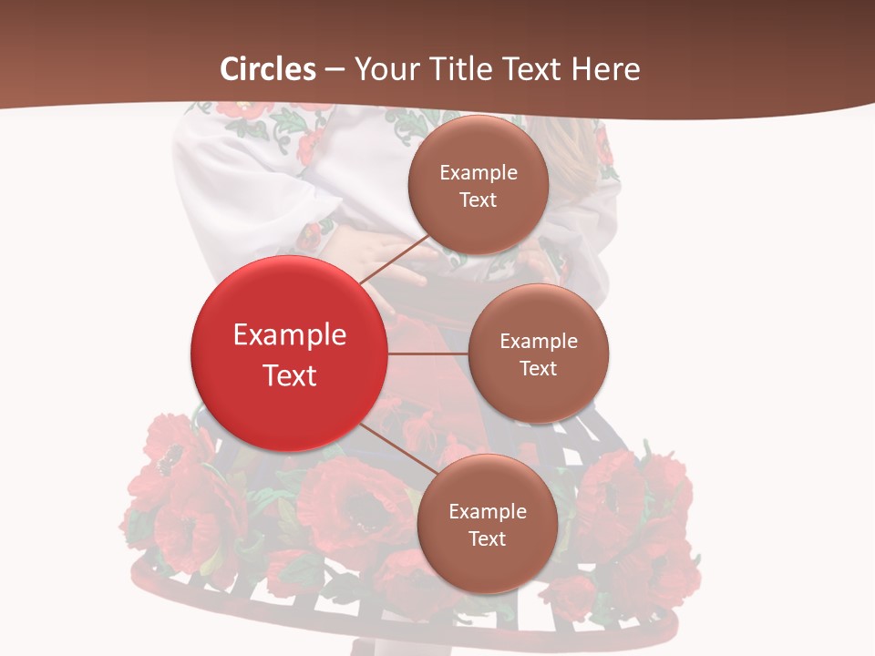 Happiness White Little PowerPoint Template