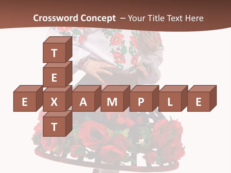 Happiness White Little PowerPoint Template