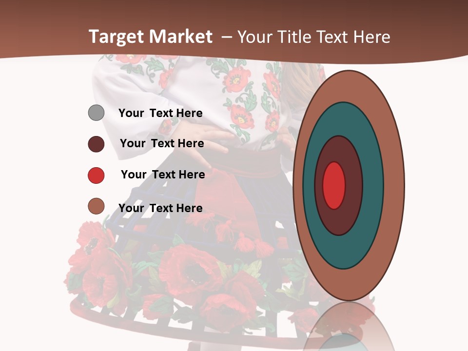 Happiness White Little PowerPoint Template