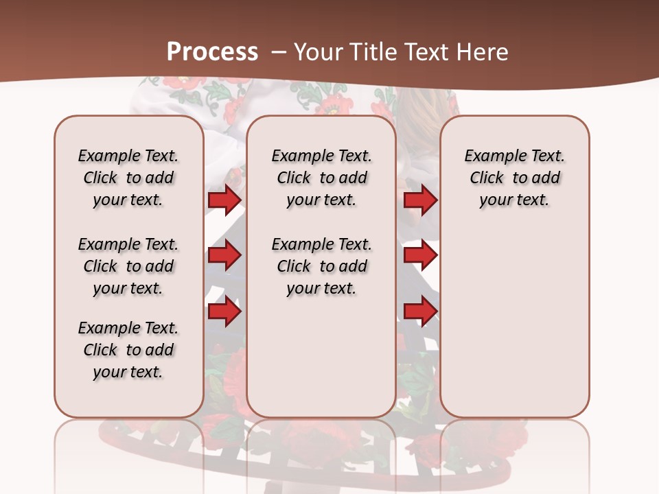 Happiness White Little PowerPoint Template