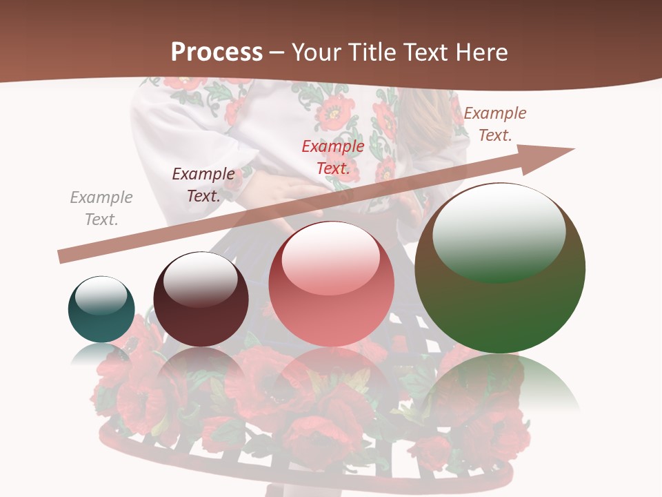 Happiness White Little PowerPoint Template