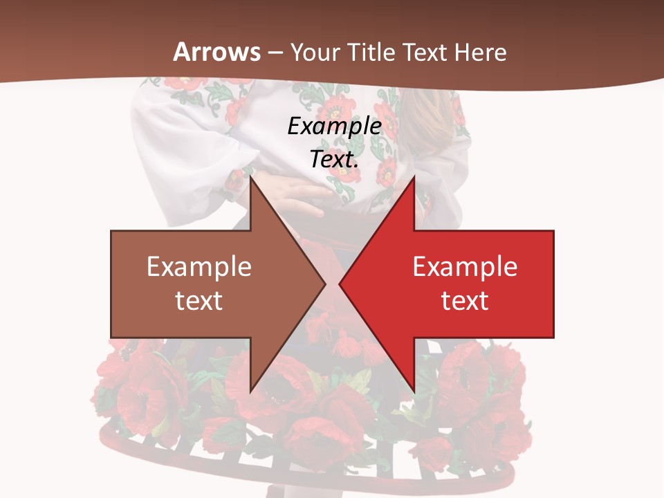 Happiness White Little PowerPoint Template