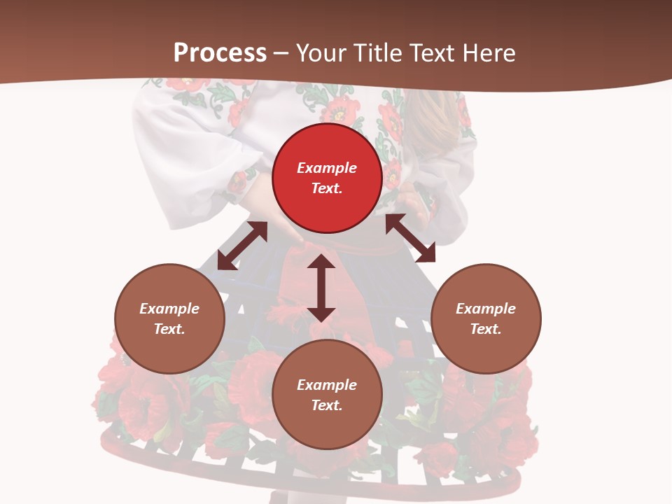 Happiness White Little PowerPoint Template