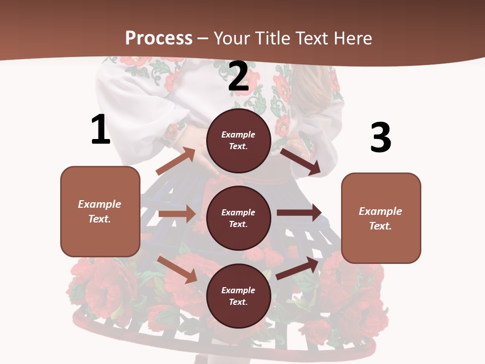 Happiness White Little PowerPoint Template