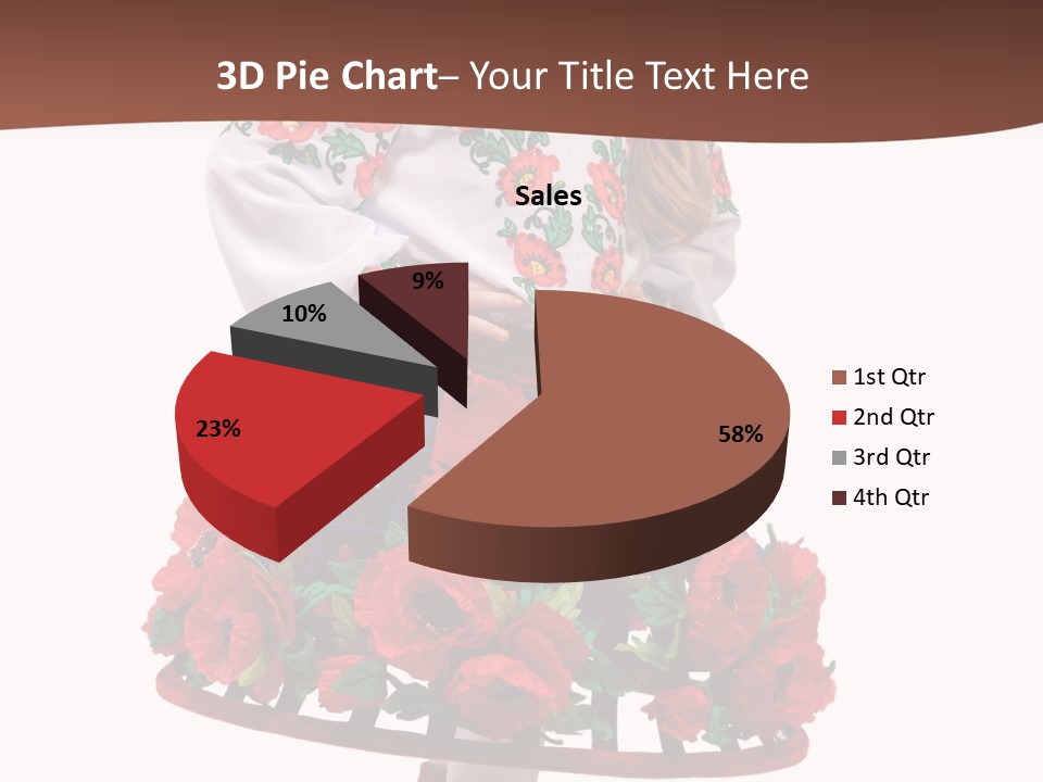 Happiness White Little PowerPoint Template