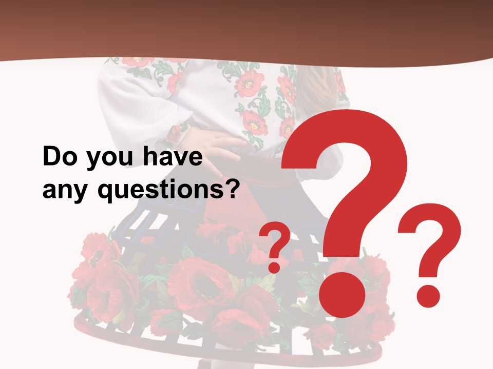 Happiness White Little PowerPoint Template