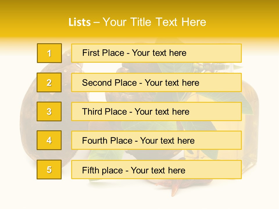 Beautiful Hand Skin PowerPoint Template