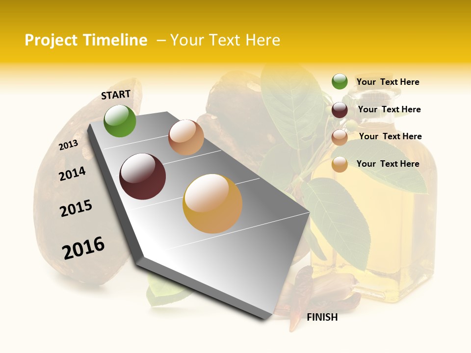 Beautiful Hand Skin PowerPoint Template
