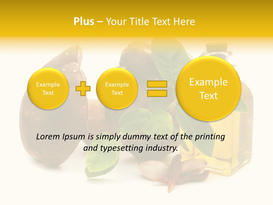 Beautiful Hand Skin PowerPoint Template