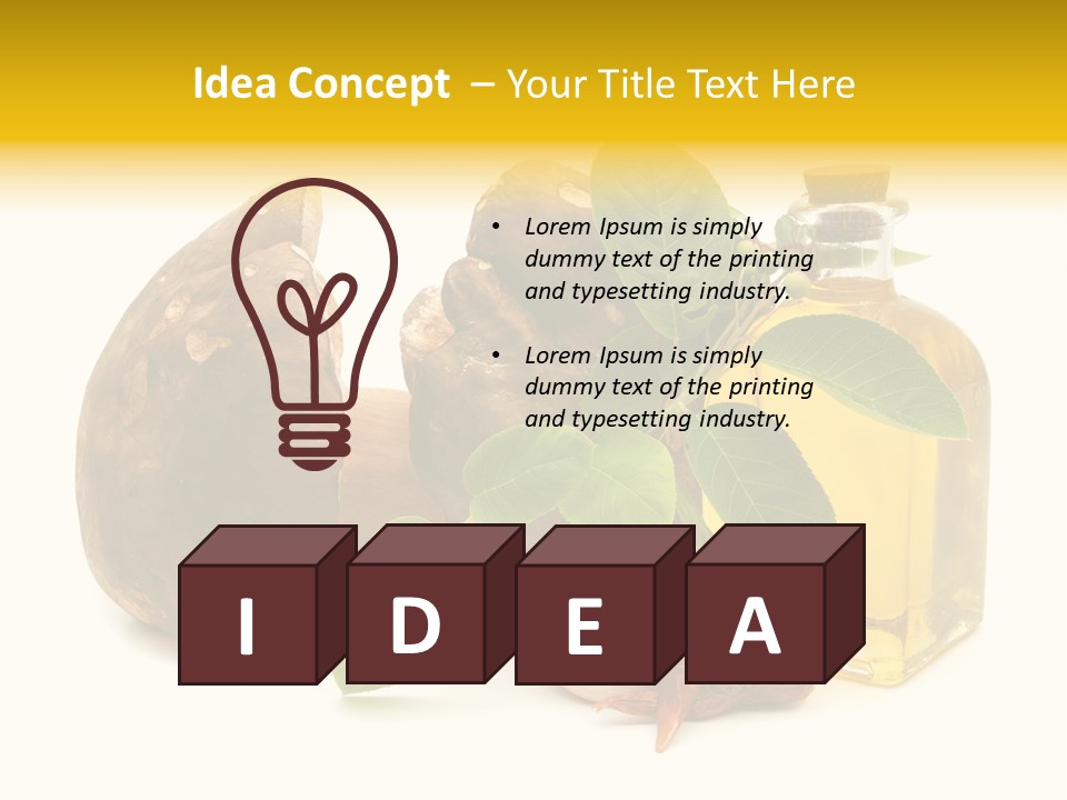 Beautiful Hand Skin PowerPoint Template