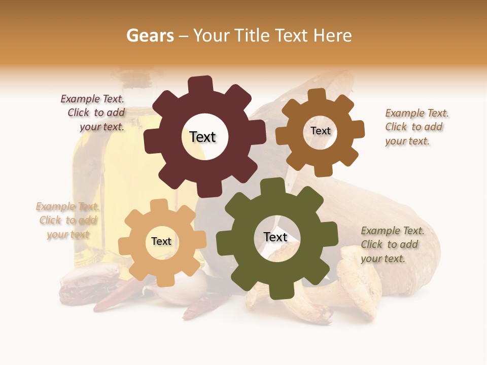 Nature White Season PowerPoint Template