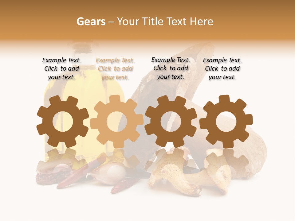 Nature White Season PowerPoint Template