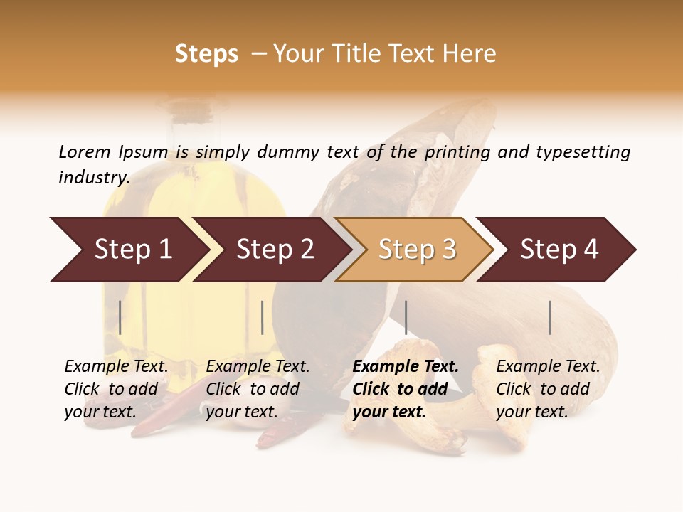 Nature White Season PowerPoint Template