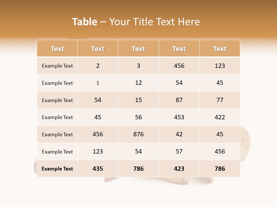 Nature White Season PowerPoint Template