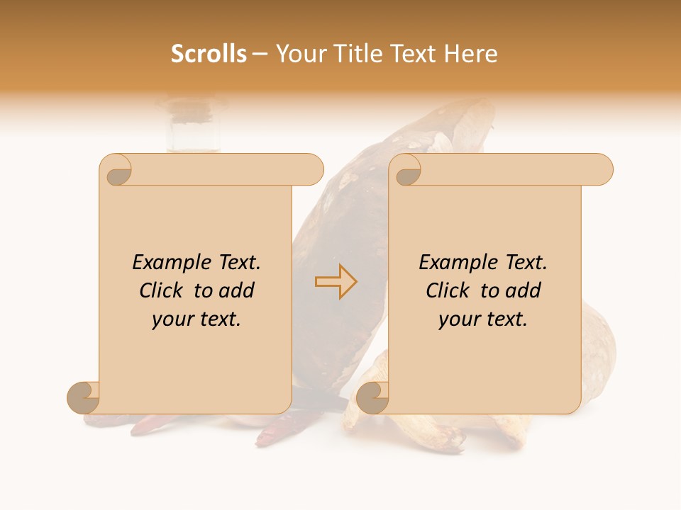 Nature White Season PowerPoint Template