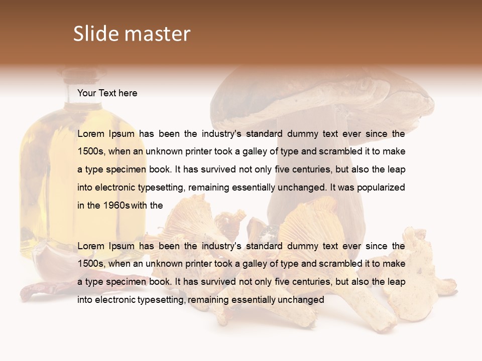 Fresco Autumn Cuisine PowerPoint Template