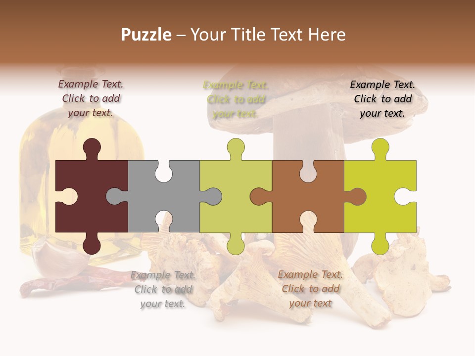 Fresco Autumn Cuisine PowerPoint Template