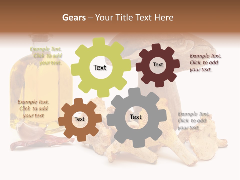 Fresco Autumn Cuisine PowerPoint Template