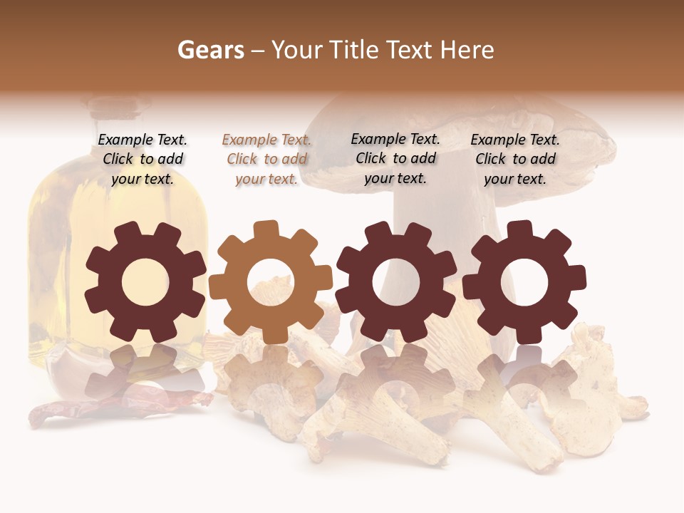 Fresco Autumn Cuisine PowerPoint Template