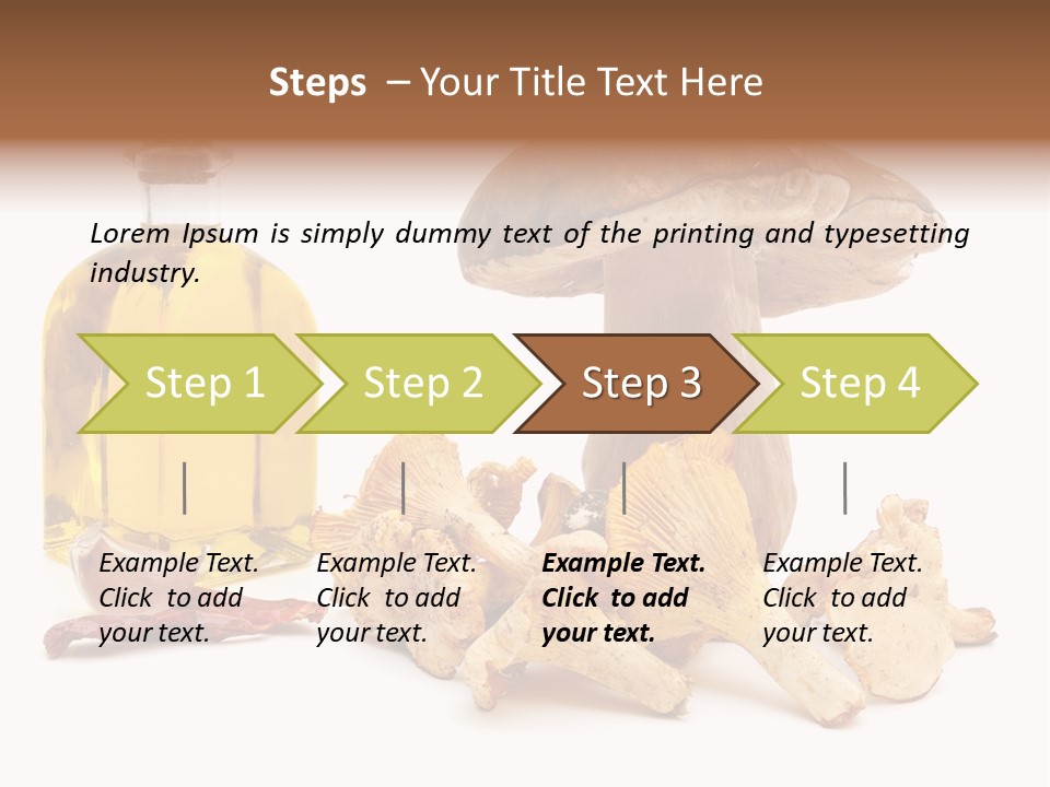 Fresco Autumn Cuisine PowerPoint Template