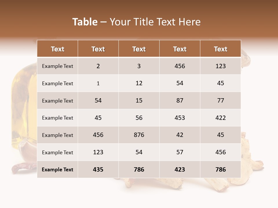 Fresco Autumn Cuisine PowerPoint Template