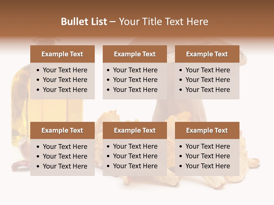 Fresco Autumn Cuisine PowerPoint Template