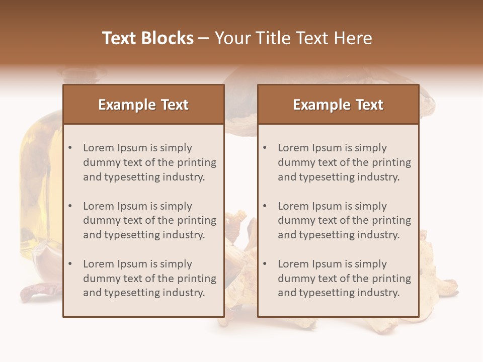 Fresco Autumn Cuisine PowerPoint Template