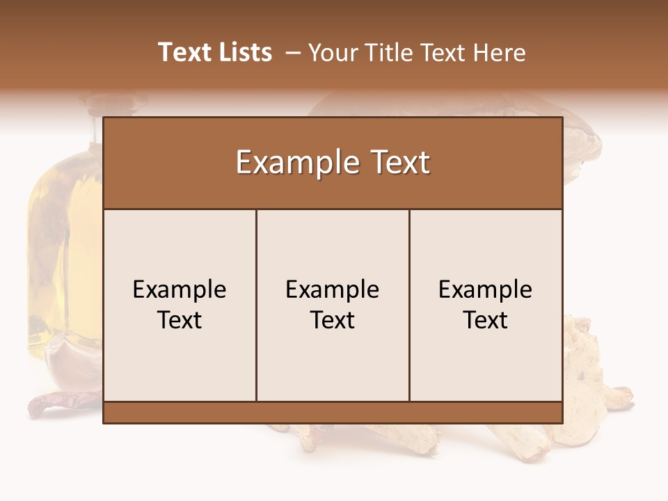 Fresco Autumn Cuisine PowerPoint Template