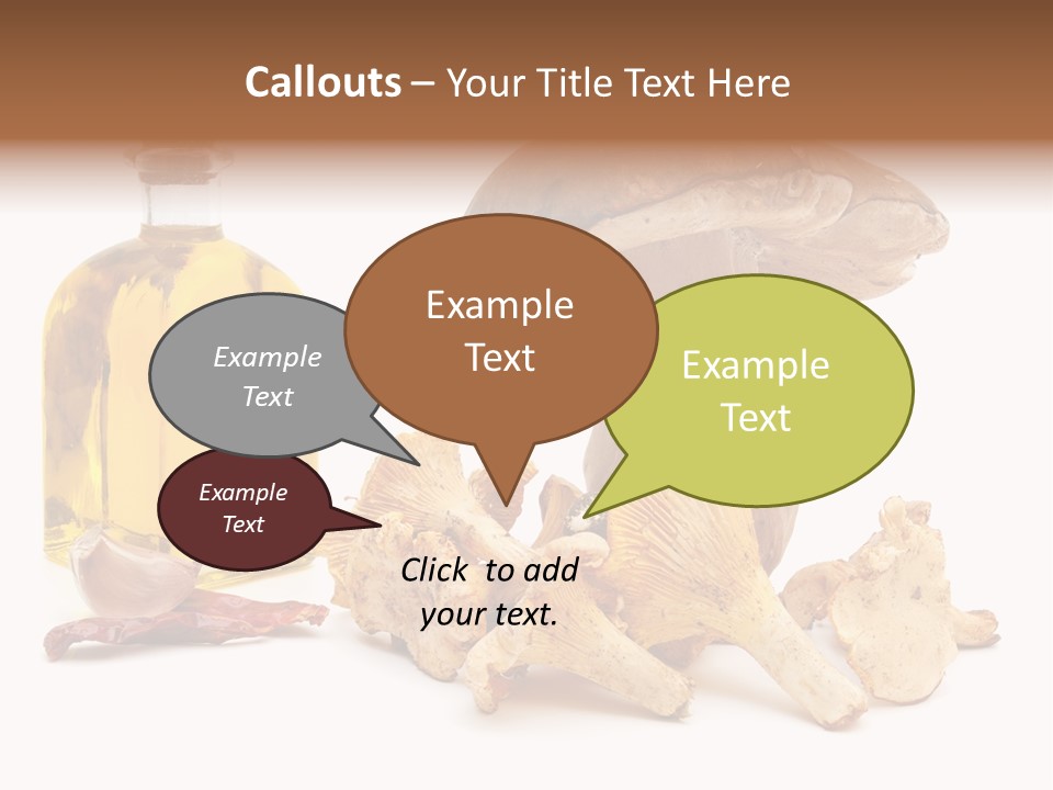 Fresco Autumn Cuisine PowerPoint Template