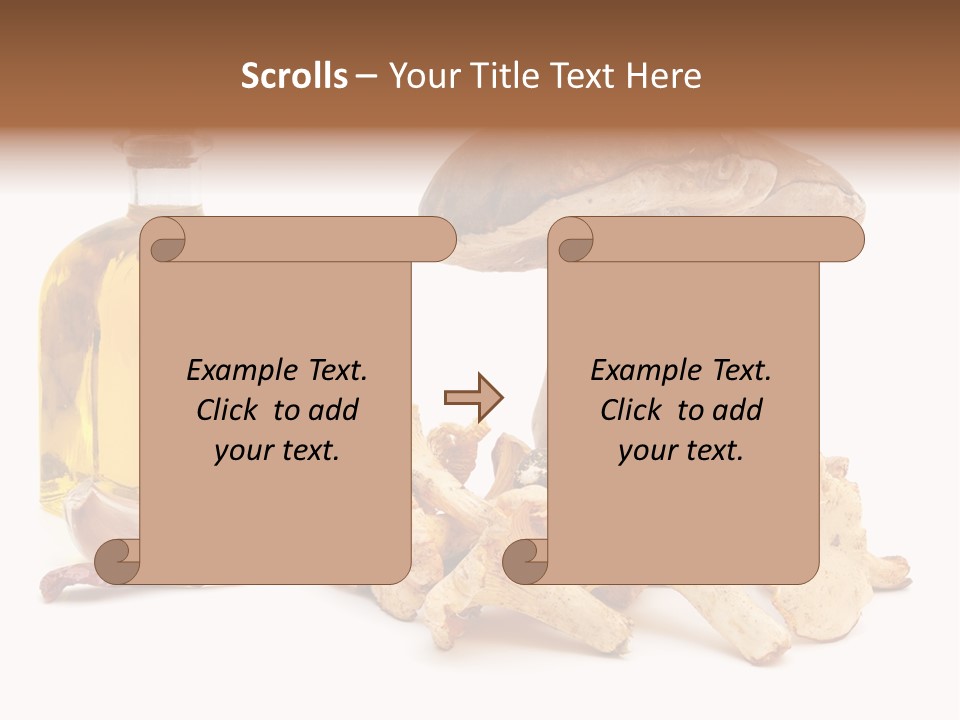 Fresco Autumn Cuisine PowerPoint Template