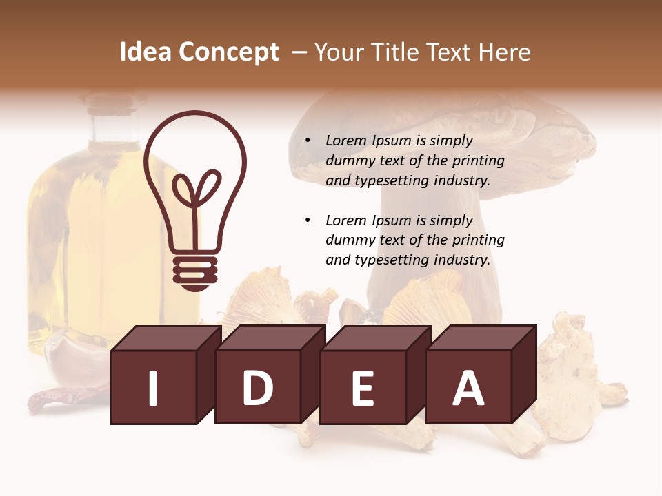 Fresco Autumn Cuisine PowerPoint Template