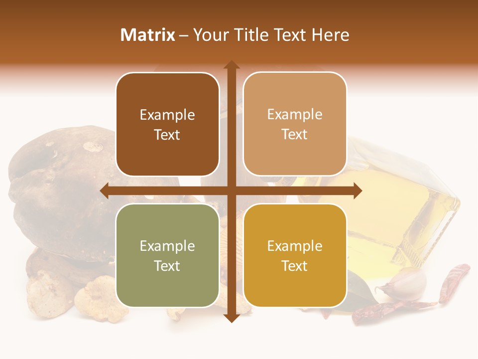 Oil White Beauty PowerPoint Template