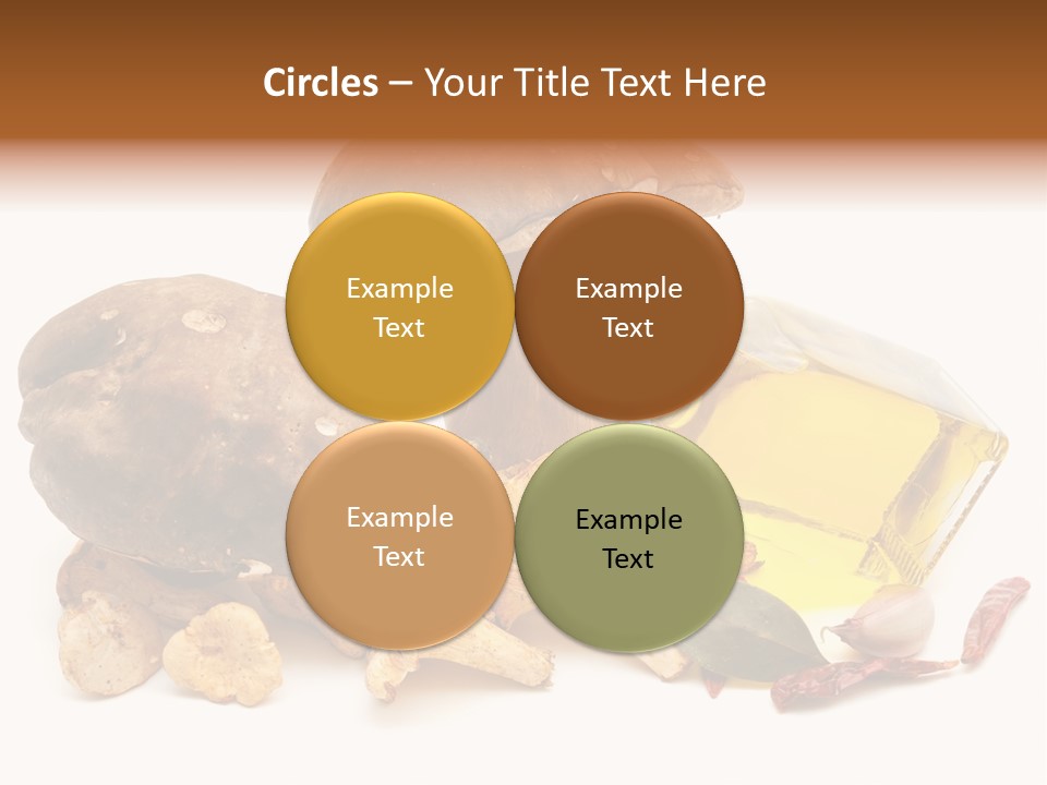 Oil White Beauty PowerPoint Template