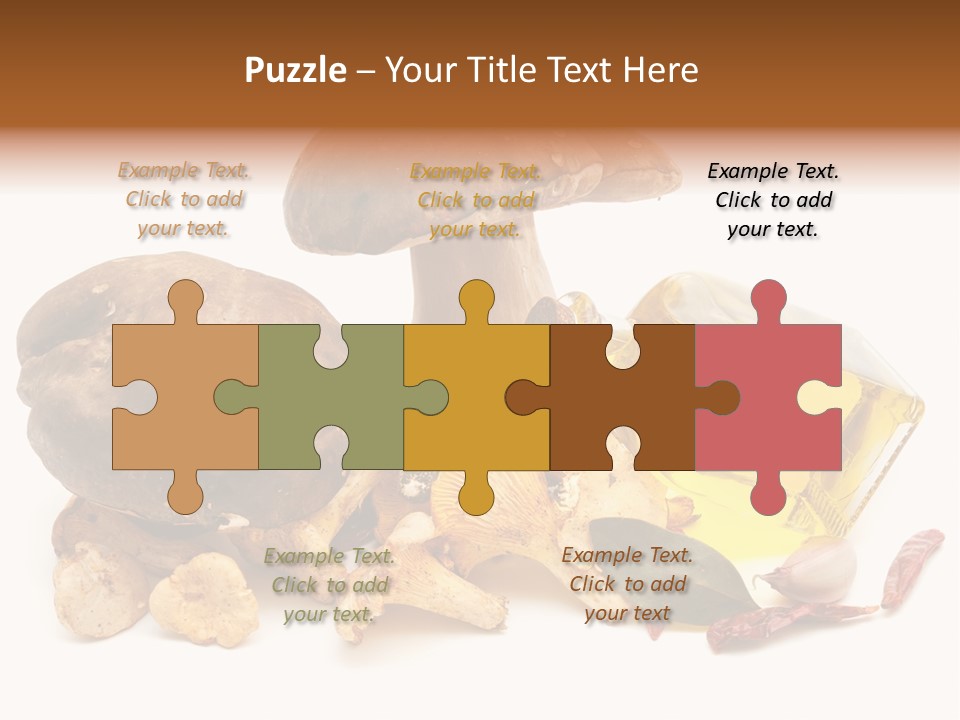 Oil White Beauty PowerPoint Template