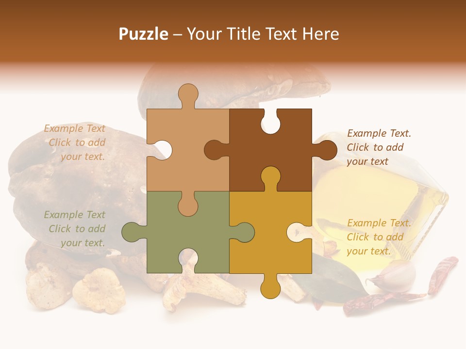 Oil White Beauty PowerPoint Template