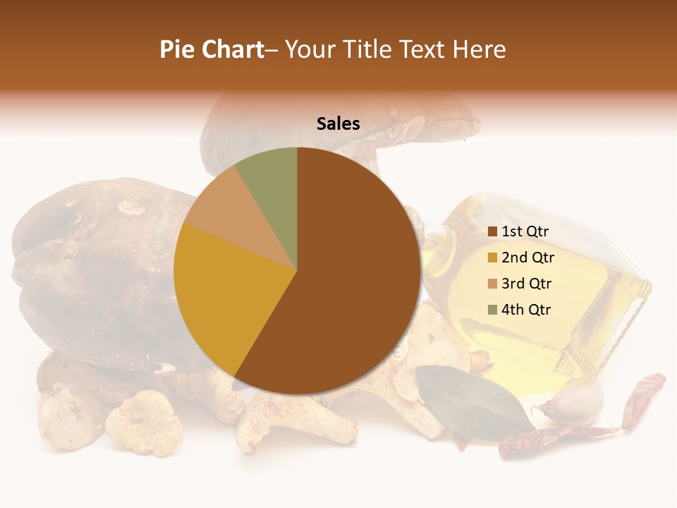 Oil White Beauty PowerPoint Template