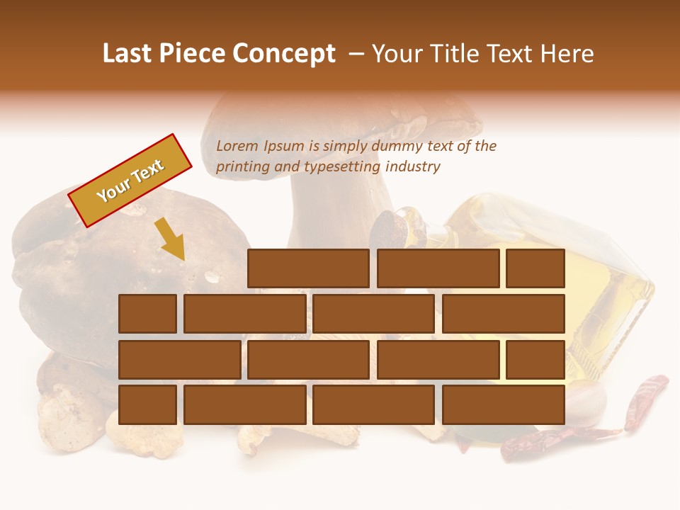 Oil White Beauty PowerPoint Template