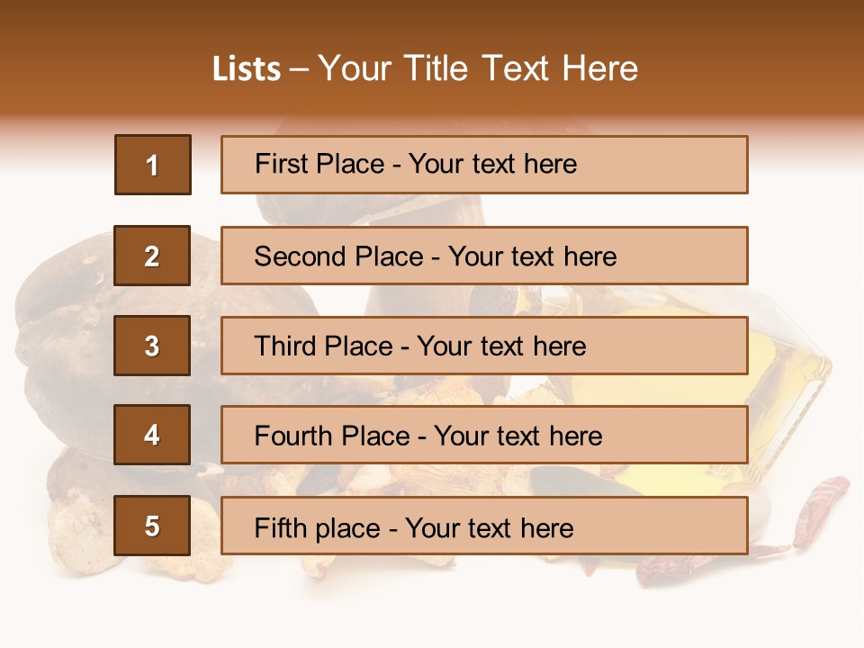 Oil White Beauty PowerPoint Template